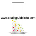 Espositori pubblicitari alluminio plexiglass da tavolo e da pavimento - Tipografia online Studio Pubblicità