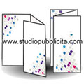 Stampa pieghevoli online 10x21 2 pieghe 3 ante - Tipografia online Studio Pubblicità